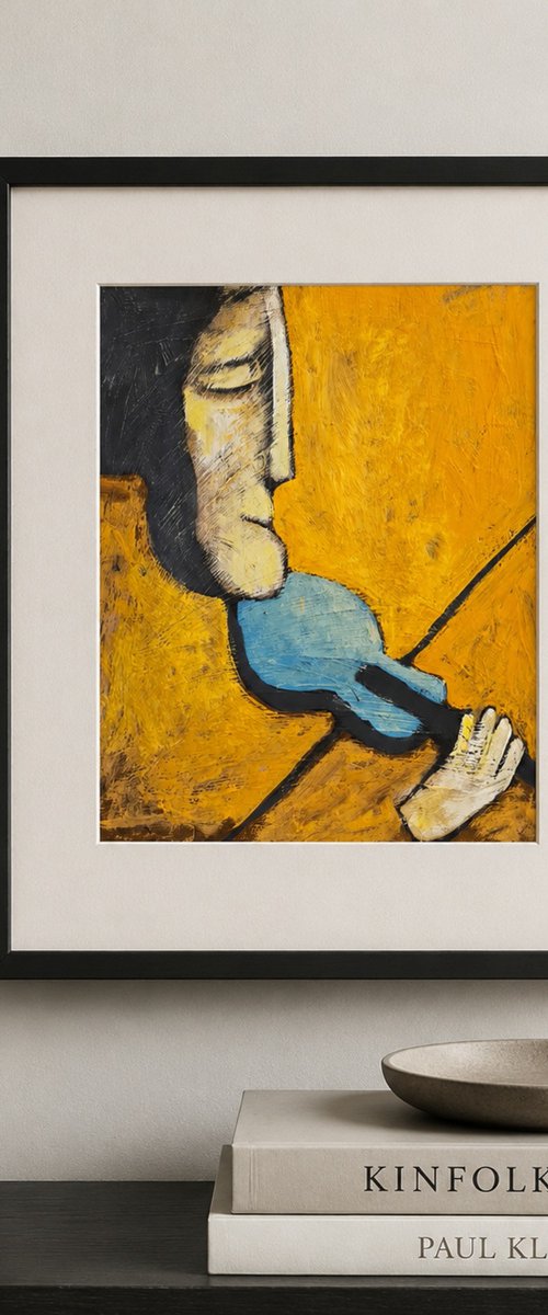 With Viol   (24cm x 30cm 0.1cm) by Zhana Viel