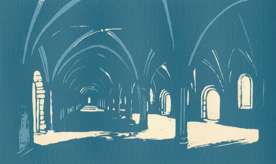 The Undercroft, Fountains Abbey