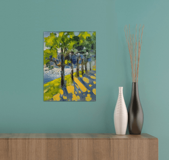Impression. By the lake