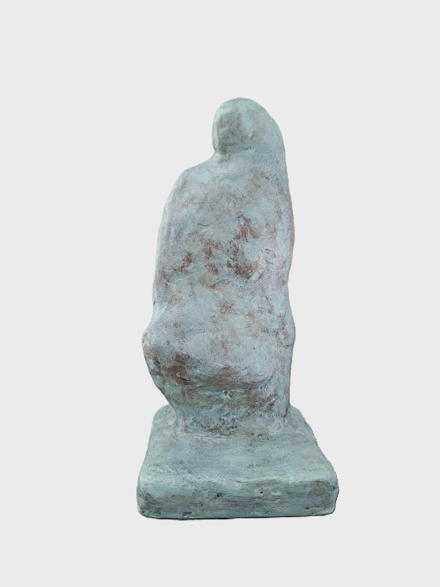 Impressionistic Sculpture , Shrouded Figure By Joyce Fournier, 4 X 10, Artwork For Sale On Artfinder
