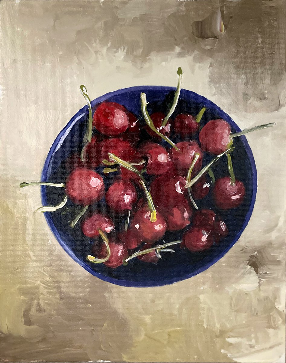 Bowl of Cherries by Donn Poll