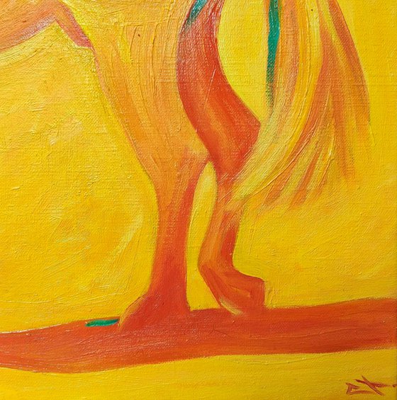 Yellow horse