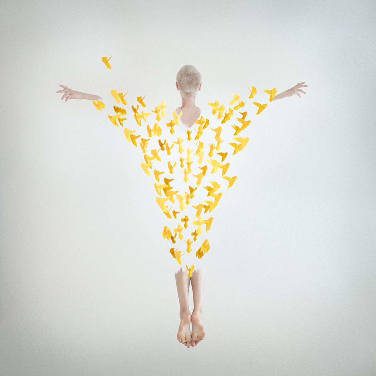 Surrealistic Abstract Photograph By Dasha Pears, 20 X 20, Rising, Original Artwork