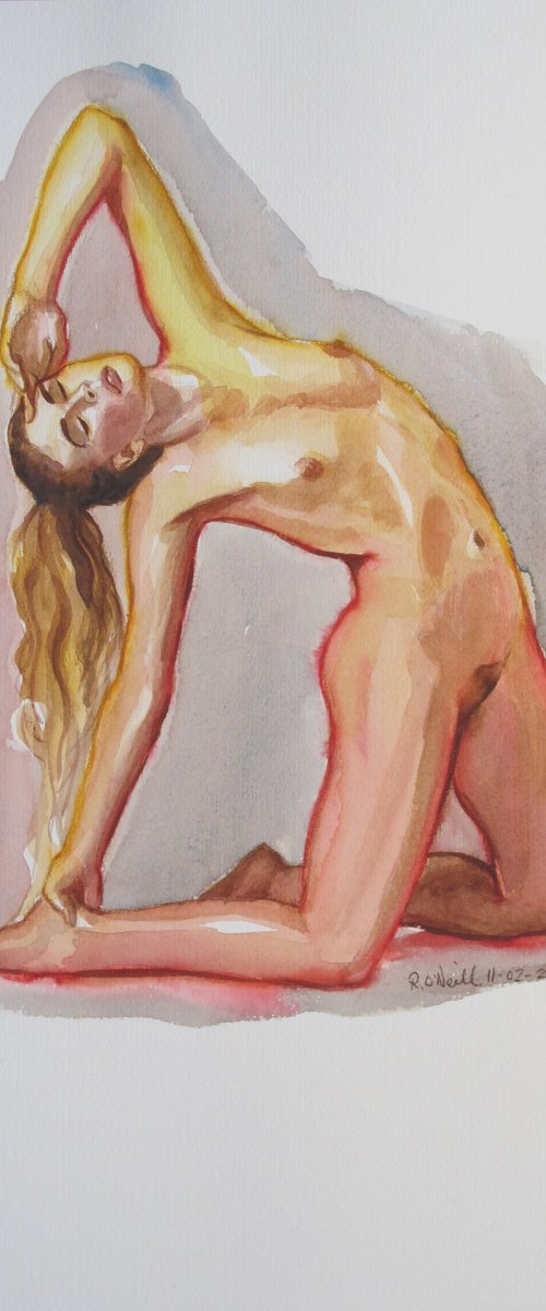 female nude kneeling by Rory O’Neill