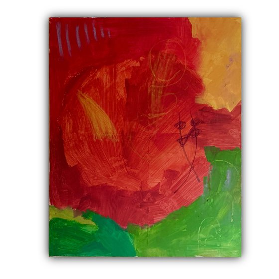 “What Survived” 32×40”