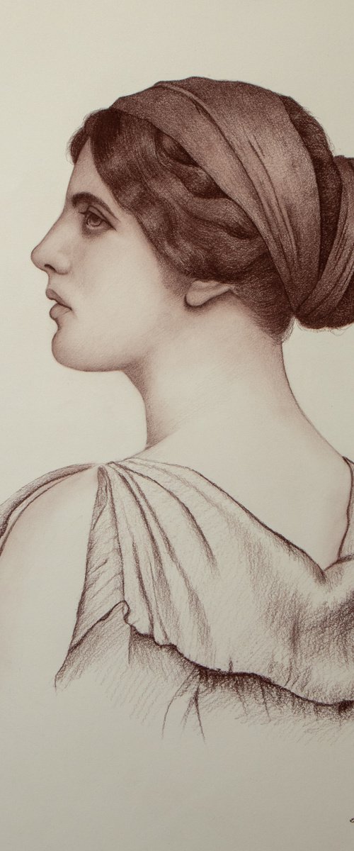 Woman Portrait No.4 by Mariam Darchiashvili