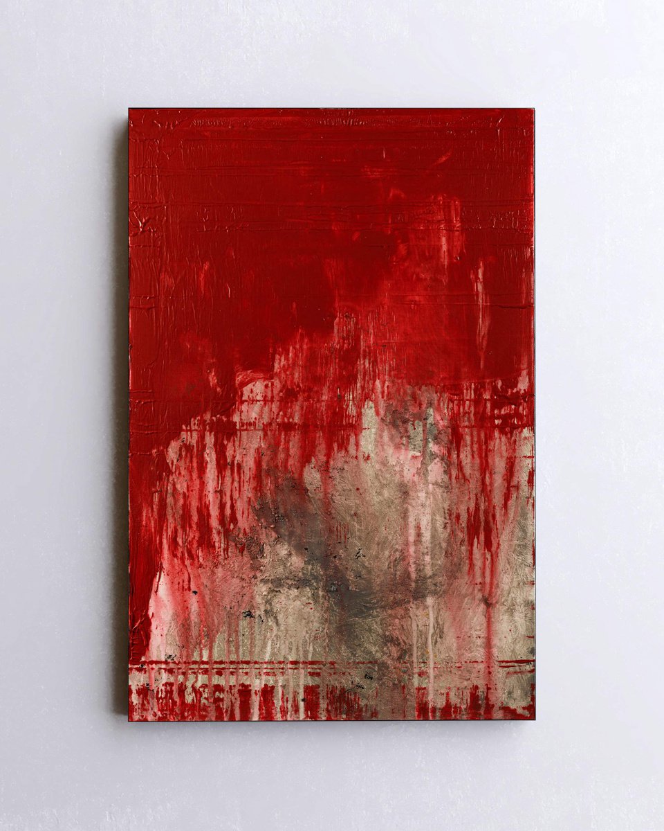 Organic Abstract Acrylic Painting By Nemanja Nikolic, 20 X 30", E Pluribus Unum, Original Artwork