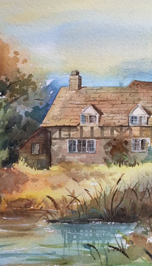 Traditional English Village by Jing Chen
