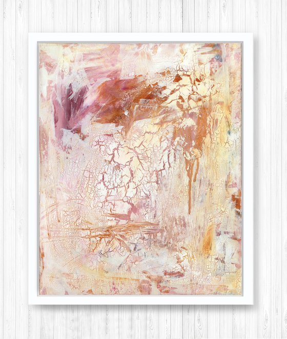 Mystical Moments 3 - Textural Abstract Painting  by Kathy Morton Stanion