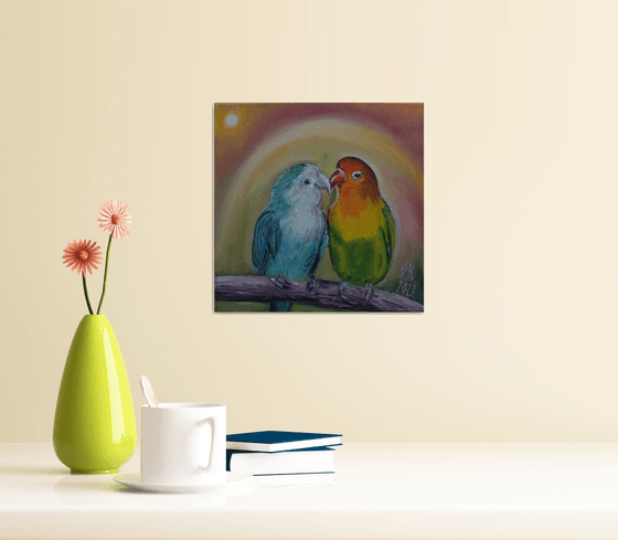 Pair of parrots