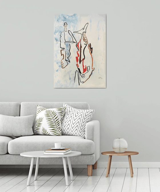 XV 31 - Fisherman Saager and his catch