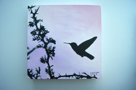 Little Bird ( on canvas ) Free Shipping