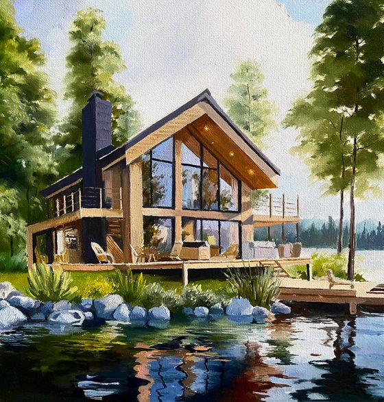 A house by the lake