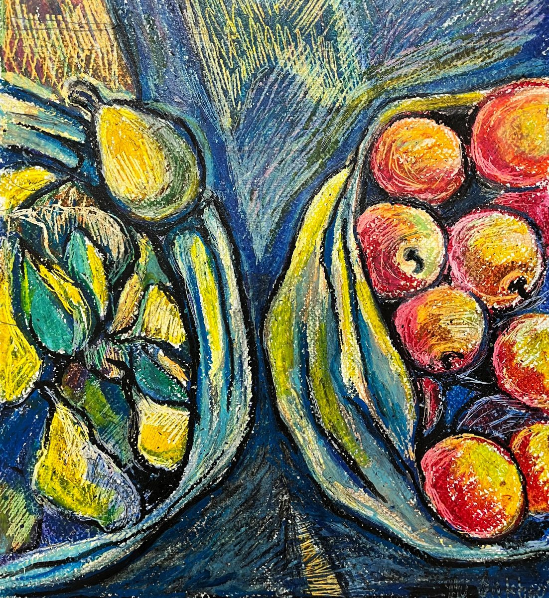 Pears-Apples. by Lu Sakhno