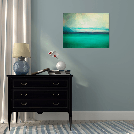 Seascape painting Original oil painting on canvas Ocean Wave