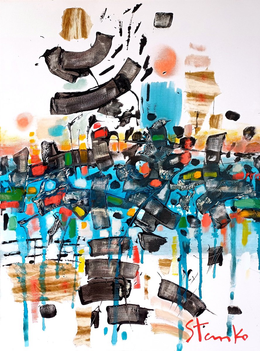  Abstract Vision-I By Stanislav Bojankov, 24 X 31, Artwork For Sale On Artfinder
