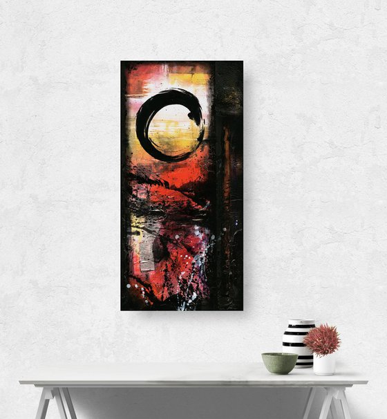 Enso No. mm122 - Abstract Zen art by Kathy Morton Stanion