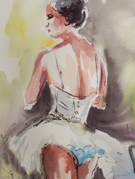 Ballerina  Watercolor Series