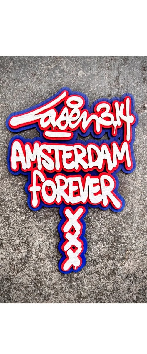 Amsterdam Forever (laser-cut) by Laser 3.14