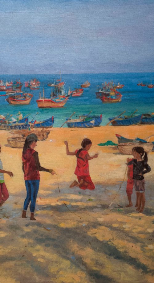 Kids playing by Radosveta Zhelyazkova