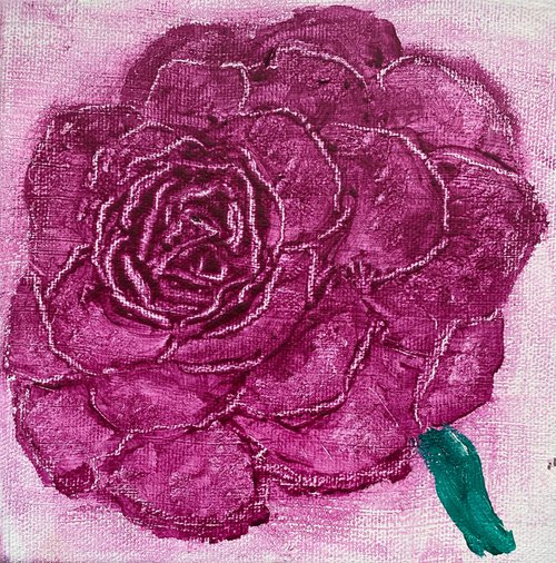 Pink Rose by Alan Horne Art Originals