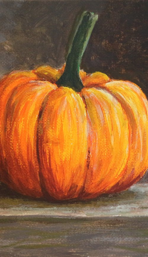 decorative pumpkin Orange by Dmytro Yeromenko