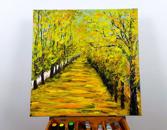 Yellow Prater in Vienna Austria