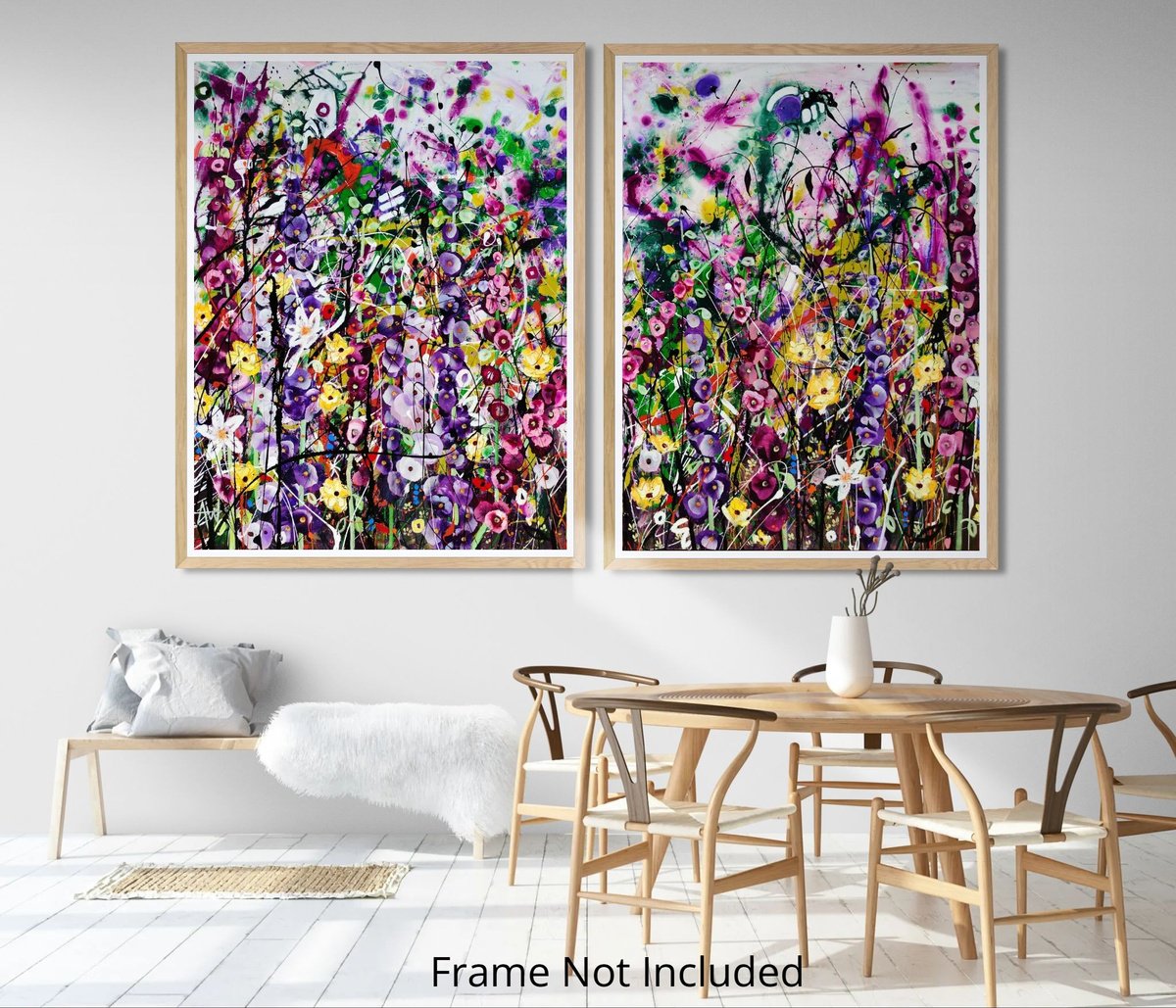 Expressive Oil Painting , Floral Aftershock By Angie Wright, 71 X 47, Artwork For Sale On Artfinder