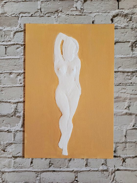 Nude female VII Base relief