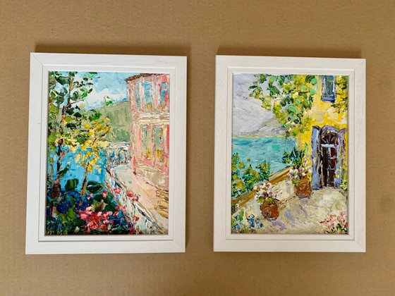 Blooming Terrace by the sea