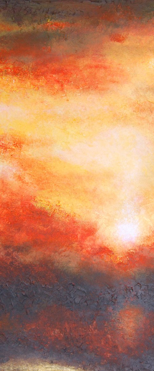 GOLDEN SUNSET by VANADA ABSTRACT ART