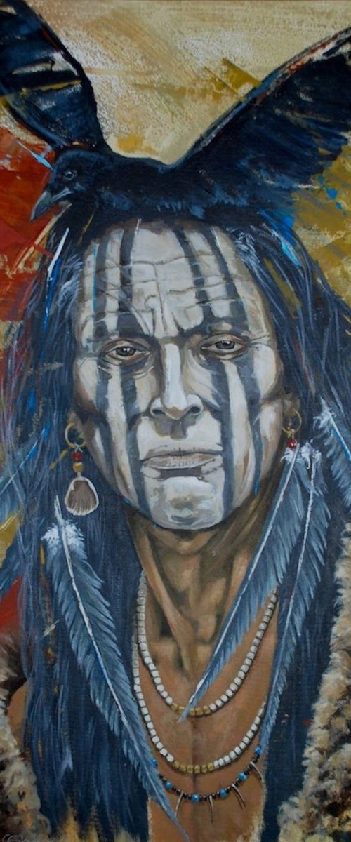 Crow Indian by GRAHAM STANMORE