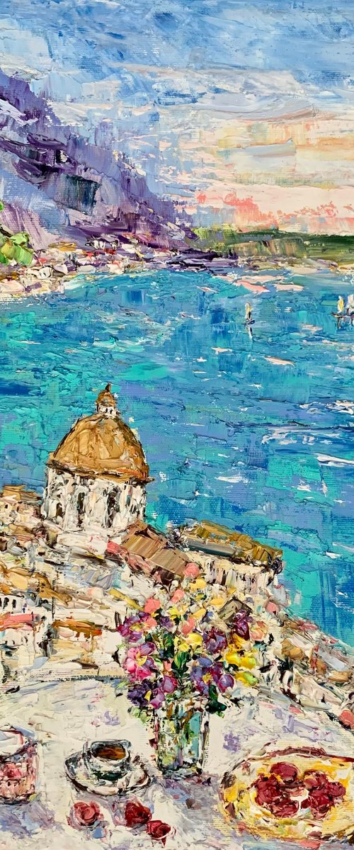Summer still life in Italy by Vilma Gataveckienė