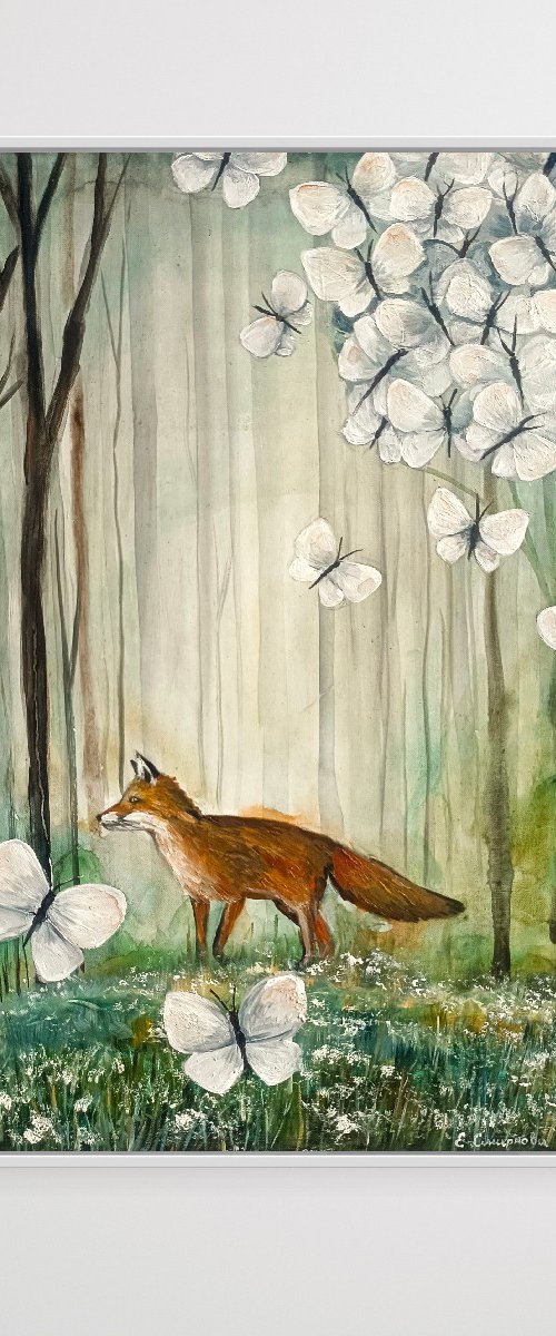 Fox In The Forest by Evgenia Smirnova