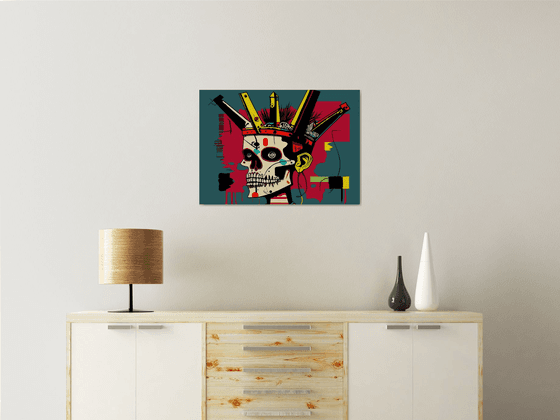 Skull (inspired by Basquiat)