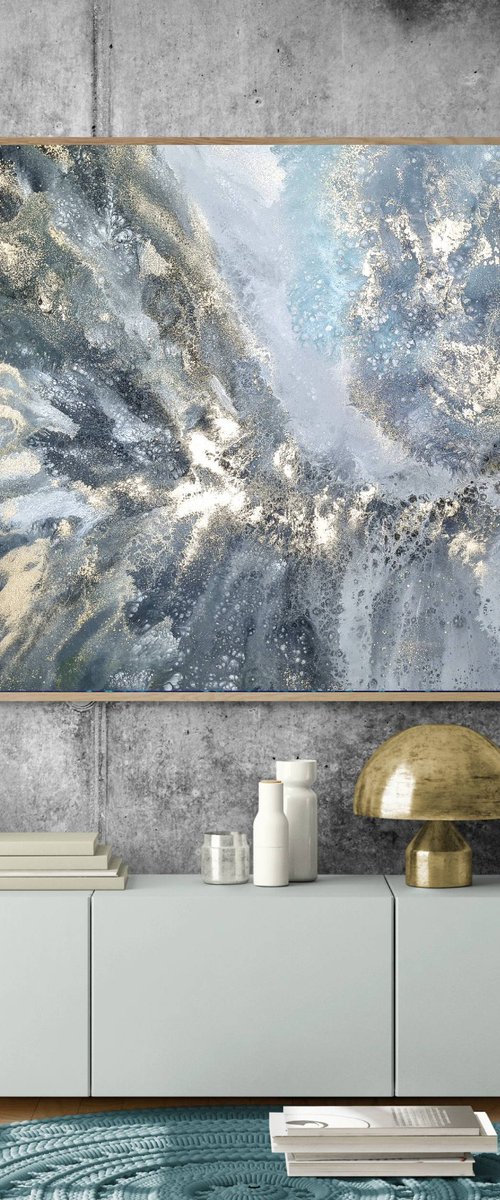 Rock my world (100x150cm) by Eleni Denart