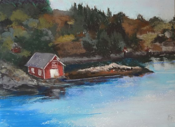 Boathouse on the Fjord