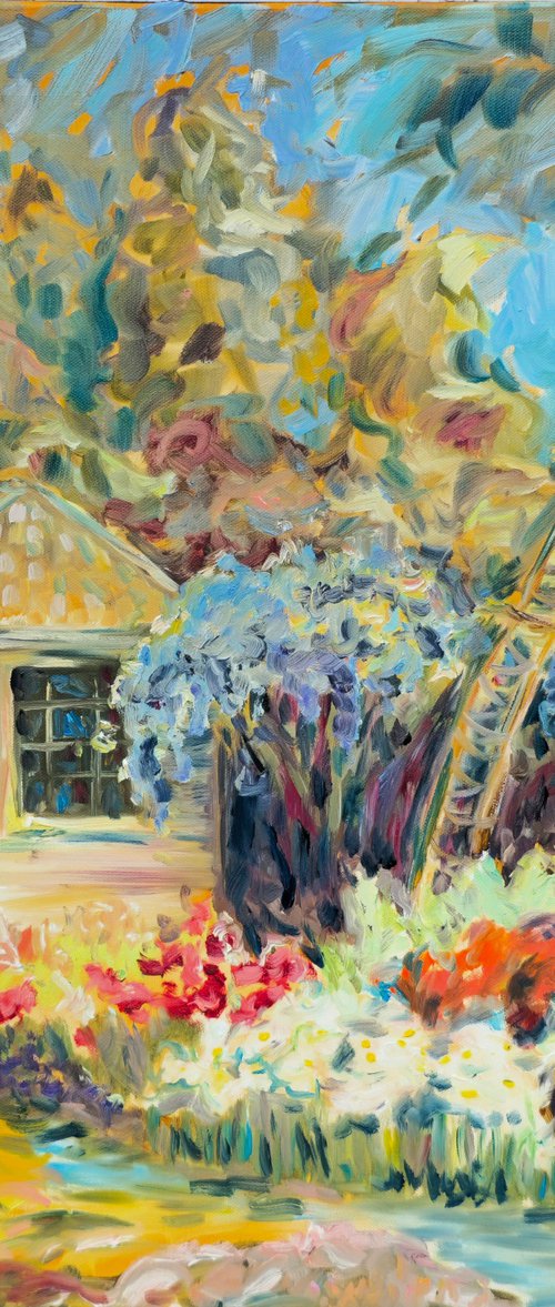 Cottage Garden in Bloom by Alison Stevenson