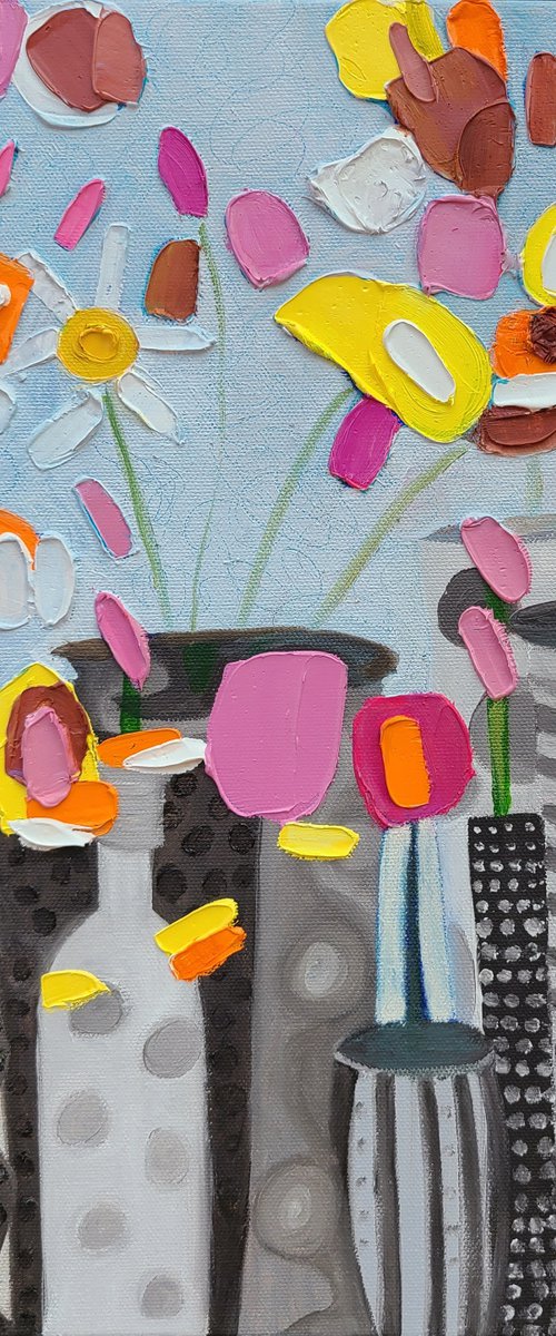 Flowers and vases 3 by Stacy Neasham