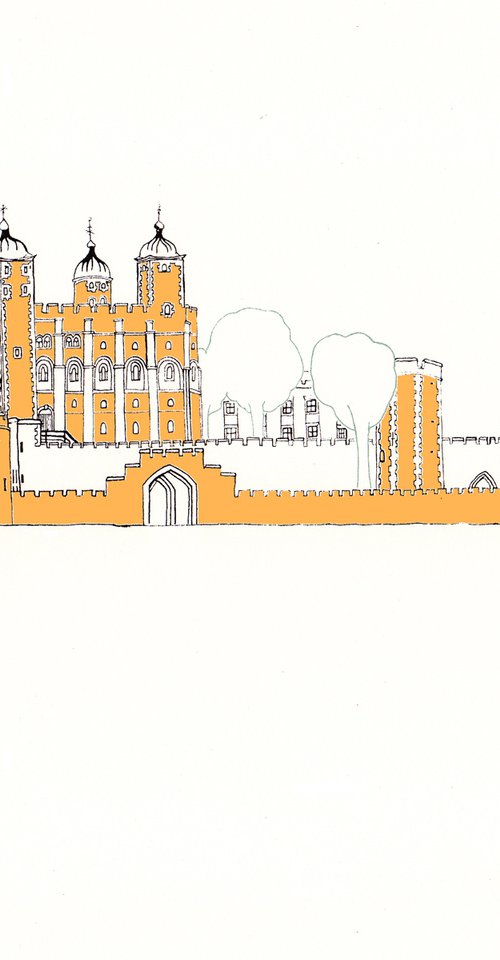 A Walk by the River: Tower of London by Kethi Copeland