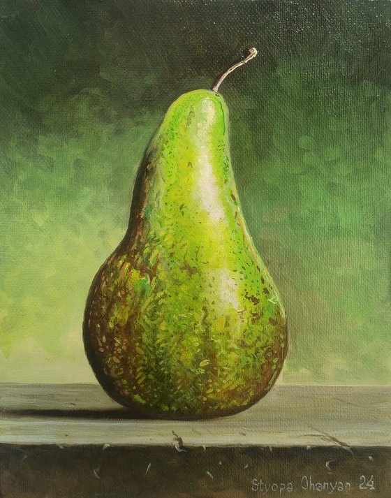 Pear in Repose