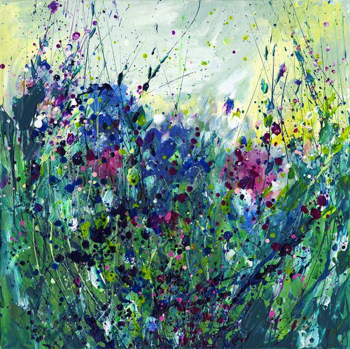 Serenity Song - Floral Painting by Kathy Morton Stanion by Kathy Morton Stanion