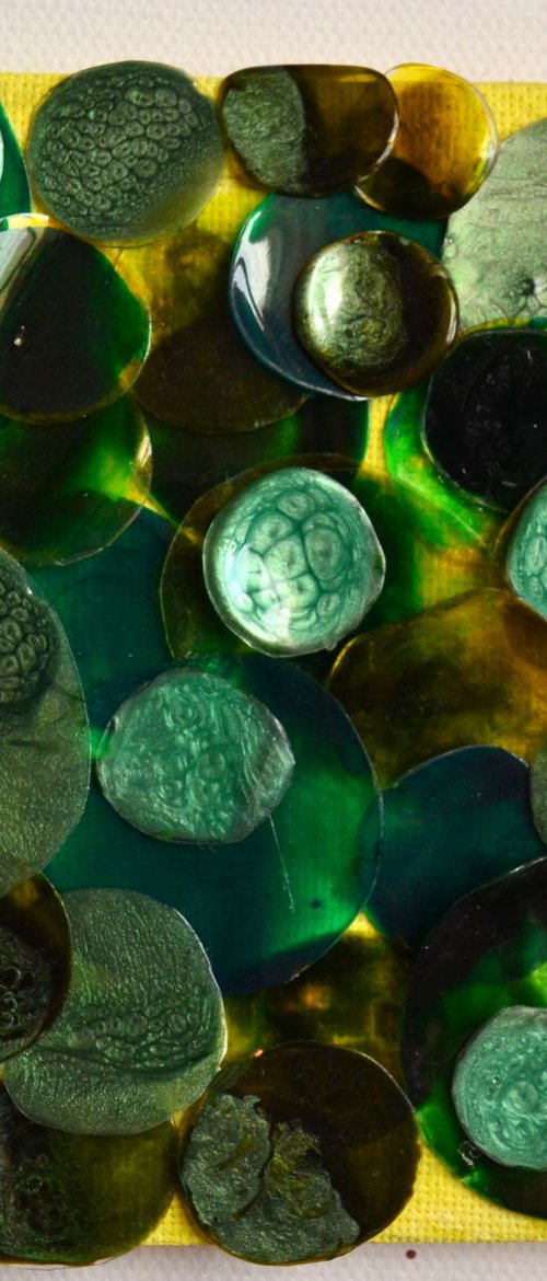 Green droplets by Swapna Namboodiri