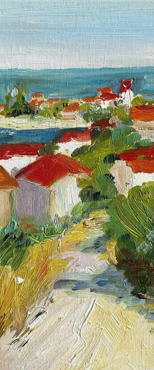 Sunlit Path to the Sea by Irina Anis