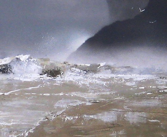 'Orkney Beach in Winter'