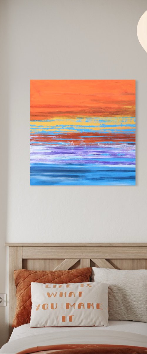 Sunset Serenade by KM Arts