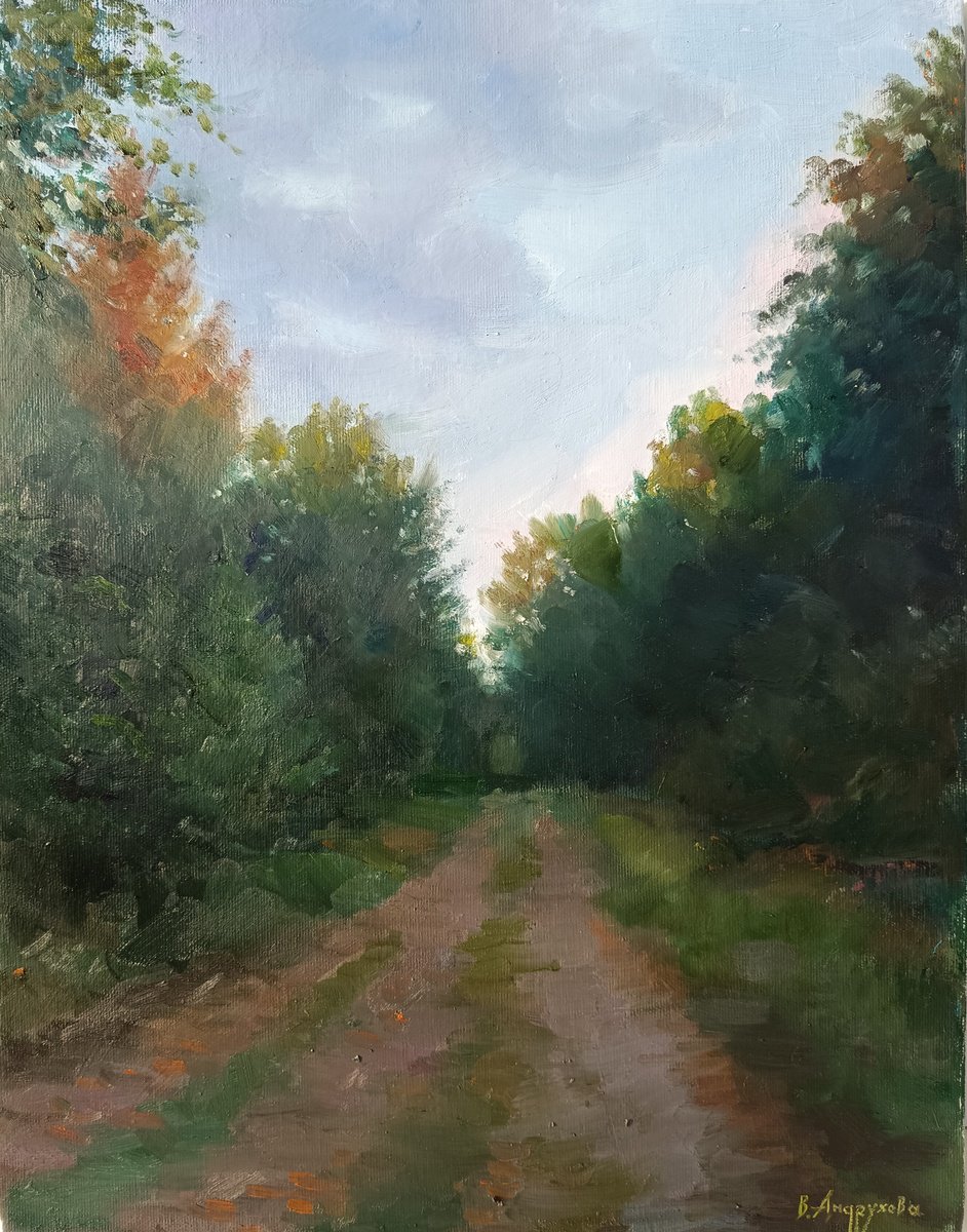 Road in the forest by Valentina Andrukhova