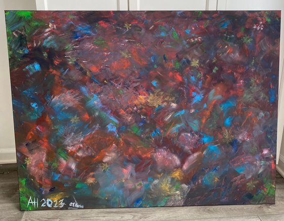 Velvet Tapestry of flowers