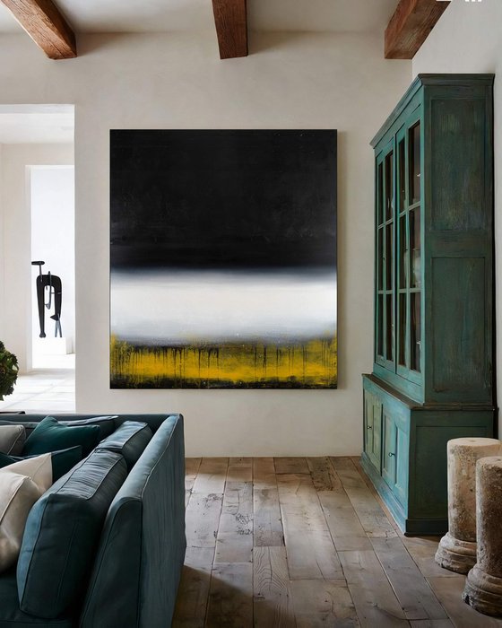Extra Large Abstract Painting 63 inches - Sky Above Us