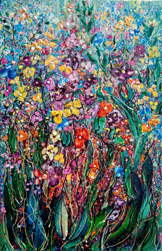 Summer Wildflowers by OLena Art